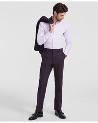 BOSS - Hugo By Modern-fit Solid Suit Pants - Lyst