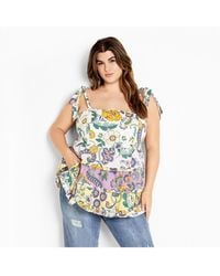 City Chic - Plus Size Cleo Top - Lyst