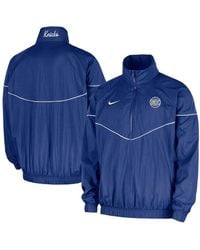 Nike - Golden State Warriors Courtside Windrunner Woven Half-zip Jacket - Lyst