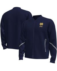 Under Armour - Notre Dame Fighting Irish Unstoppable Full-zip Bomber Jacket - Lyst