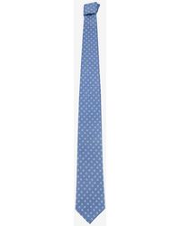 Mango - Printed Silk Tie - Lyst