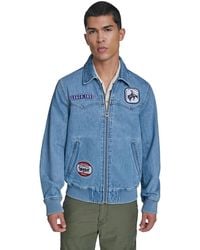 Levi's - Cotton Western Bomber Jacket - Lyst