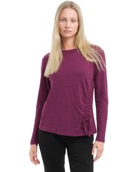 Wilt - Clothing Long Sleeve Ruched Side Tee - Lyst