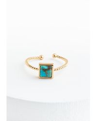 Starfish Project - Jayne Turquoise Square Ring - Lyst