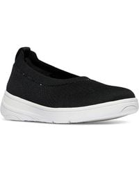 Fitflop - Super-q Crystal-trim Knit Ballerina Flats - Lyst