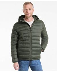 Lands' End - Hooded Wanderweight Packable Down Jacket - Lyst