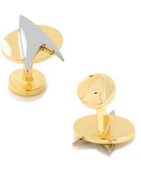 Cufflinks Inc. - Two Tone Star Trek Delta Shield Cufflinks - Lyst