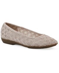 White Mountain - Cariann Ballet Round Toe Flats - Lyst