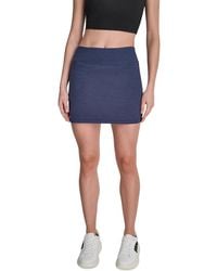 DKNY - Sport Space-dye Pull-on Bike Skort - Lyst