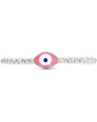 Macy's - Evil Eye Hand-painted Enamel Beaded Ring - Lyst