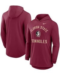 Nike - Florida State Seminoles Classic Arch Tri-blend Performance Long Sleeve Hoodie T-shirt - Lyst