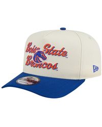 KTZ - Cream/royal Boise State Broncos Vintage Chainstitch 9fifty A-frame Snapback Hat - Lyst