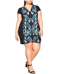 City Chic - Plus Size Nadia Zip Tunic - Lyst