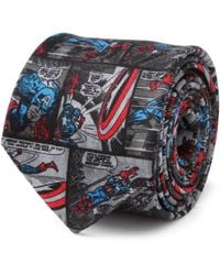 Marvel - Captain America Comic Tie - Lyst