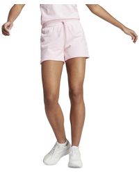 adidas - Cotton Essentials Linear French Terry Shorts - Lyst