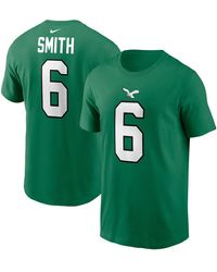 Nike - Devonta Smith Philadelphia Eagles Alternate Player Name And Number T-shirt - Lyst