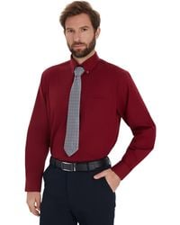Club Room - Pinpoint Button Front Solid Dress Shirt - Lyst