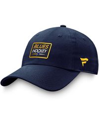Fanatics - St. Louis Blues Authentic Pro Prime Adjustable Hat - Lyst