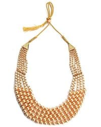 SOH - Beaded Statement Necklace - Lyst