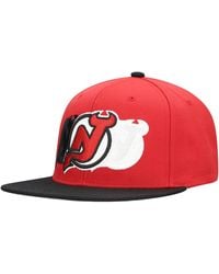 Mitchell & Ness - New Jersey Devils Soul Triple Up Snapback Hat - Lyst