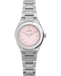 Timex - Quartz Analog -tone Stainless Steel Watch 24 Mm - Lyst