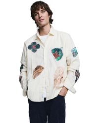 Desigual - Mosaic Patch Shirt - Lyst