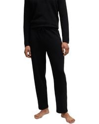 BOSS - Boss By Waffle-knit Drawstring Pants - Lyst