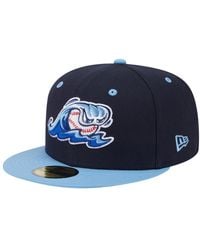 KTZ - Navy/light Blue West Michigan Whitecaps Authentic Collection 59fifty Fitted Hat - Lyst
