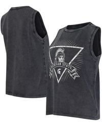 Concepts Sport - Michigan State Spartans Distressed Market French Terry Tank Top - Lyst