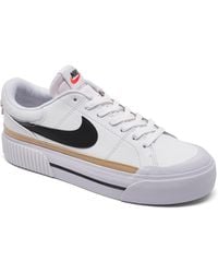 Nike - Court Legacy Lift Platform Casual Sneakers From Finish Line - Lyst