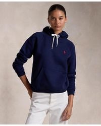 Polo Ralph Lauren - Shrunken Fit Fleece Hoodie Sweatshirt - Lyst