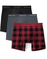 Tommy John - 3-pack Tagless Boxer Briefs - Lyst