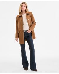 Michael Kors - Michael Collared Button-front Coat - Lyst