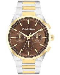 Calvin Klein - Distinguish Stainless Steel Bracelet Watch 44mm - Lyst