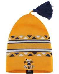 adidas - St. Louis Blues Reverse Retro Knit Beanie - Lyst