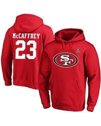 Fanatics - Christian Mccaffrey San Francisco 49ers Super Bowl Lviii Big And Tall Player Name And Number Fleece Pullover Hoodie - Lyst