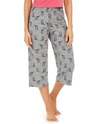 Hue - ® Temp Tech Cat-print Capri Pajama Pants - Lyst