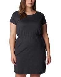Columbia - Plus Size Pacific Haze Short-sleeve T-shirt Dress - Lyst