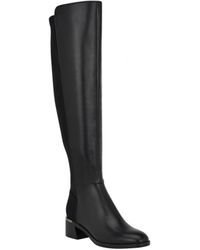 Calvin Klein - Jotty Round Toe Over The Knee Dress Boots - Lyst