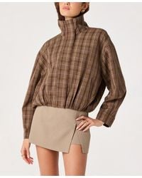 Astr - Cooper Funnel Neck Jacket - Lyst