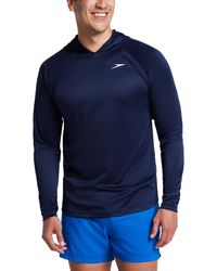 Speedo - Baybreeze Long Sleeve Hooded Performance Swim Shirt - Lyst