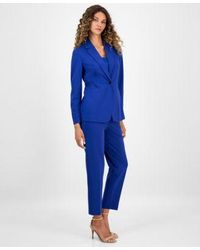 BarIII - Notch Collar Single Button Blazer Scoop Neck Camisole Compression High Rise Straight Leg Pants Macys Exclusive - Lyst