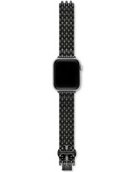 Tory Burch - The Eleanor Black-tone Stainless Steel Bracelet For Apple Watch 38-45mm - Lyst