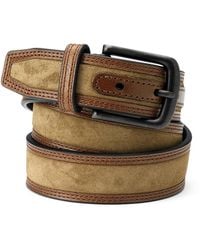 Lands' End - rugged Leather Belt - Lyst