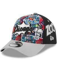 KTZ - Black/gray Chicago White Sox 2025 Mlb Diamond Hero Edition A-frame 9forty Adjustable Hat - Lyst