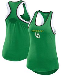 WEAR by Erin Andrews - Oregon Ducks Open Hole Razorback Tank Top - Lyst