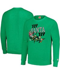 Homage - And Philadelphia Eagles Holiday Raglan Tri-blend Pullover Sweatshirt - Lyst