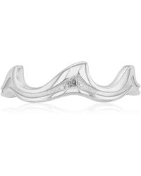 Roxy - Waterproof Yellow Trio Waves Ring - Lyst