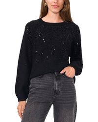 Vince Camuto - Sequined Raglan-sleeve Sweater - Lyst