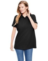 Woman Within - Plus Size Within Perfect Short-sleeve Polo Shirt - Lyst